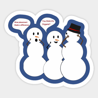 Snowman Sticker